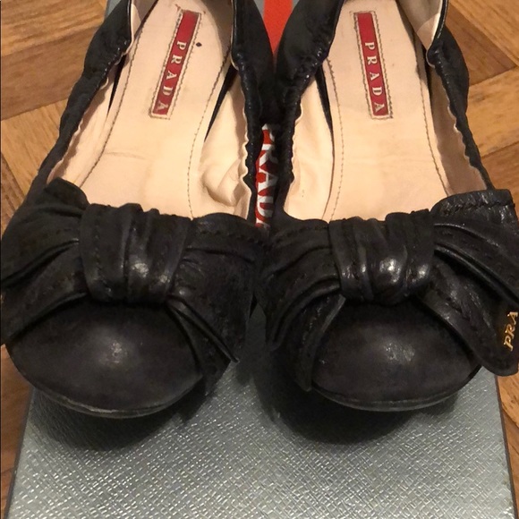 Prada ballet flats - Nappa Nero - Picture 2 of 4
